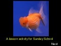 A lesson activity for Sunday School