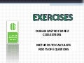Exercise roots of equations