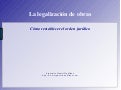 Expedientes de legalización de obras