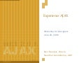 Experience Ajax - Workshop For Designers