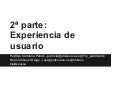 Charla sobre experiencia de usuario