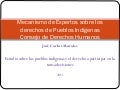 Mecanismo de Expertos sobre los derechos de Pueblos Indígenas - Consejo de Derechos Humanos