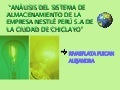 Ciclo de Almacenamiento de Nestlé Perú - Sede Chiclayo