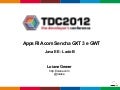 TDC2012: Apps RIA com Sencha GXT 3 e GWT