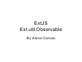 Ext J S Observable