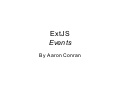 Ext Js Events