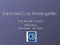 Extended Day Kindergarten