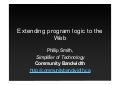 Extending program logic to the  Web