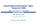 Extensible and Dynamic Topic Types For DDS (out of date)