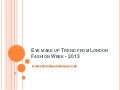 Eye make up trend from london fashion week - 2013