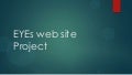 Eyes web site progect