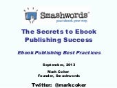 The Secrets to Ebook Publishing Suc...