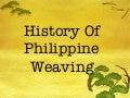 Fa 28 weaving history