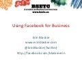 Facebook for Business