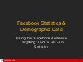 Facebook Demographics & User Statistics