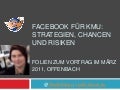 Facebook für KMU - Vortrag BIEG Hessen