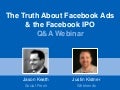 Facebook IPO and Ads - Q&A Webinar Slides