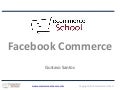 Facebook no ecommerce: F-Commerce