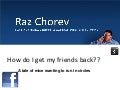 Facebook friends to google+ contacts