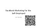 Face book marketing for the self employed
