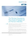 Facebook / Neurofocus whitepaper: consumer engagement on premium web sites