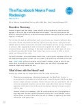 The Facebook News Feed Redesign - What Marketers Need to Know