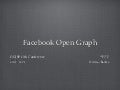 Facebook open graph Presentation