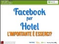 Facebook per hotel