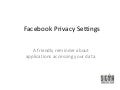 What you should know about Facebook Applications