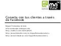 Conecta con tus clientes a traves de Facebook
