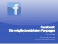 Facebook: Die mitgliederstärksten Fanpages
