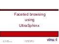 Facet Searching using Ultrasphinx