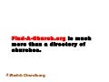 Find A Church Update Guide