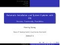 Automated installations and infrastructure management with FAI