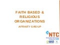 Faith Based Orgs Affinity Group