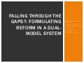 Falling through the gaps, Dr Mary Donnelly