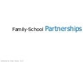 Family And School Partnerships