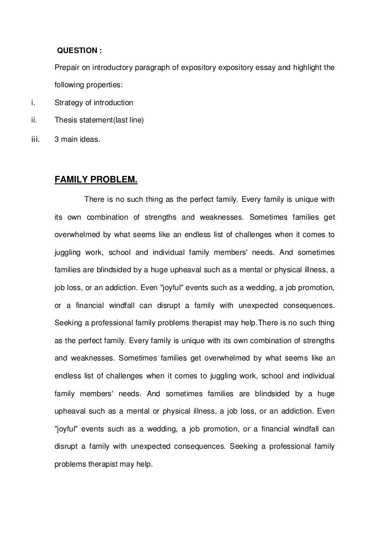 family tradition essay