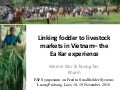 Linking fodder to livestock markets in Vietnam – the Ea Kar experience