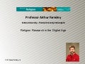 Religion Research in a Digital Age - Professor Arthur Farnsley 