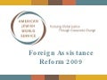 Just AID - Foreign Assistance Reform