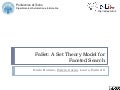 FaSet: A Set Theory Model for Faceted Search