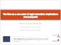 The firm as a new actor in legal education: implications and prospects