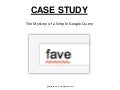 Case Study: Mysterious Google Search [Fave]