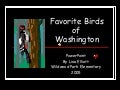 Favorite Birds Of Washington