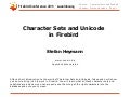 Character Sets and Unicode in Firebird