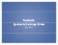 Facebook Q4 2012 Quarterly Earnings