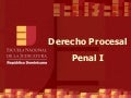 ENJ-2-300 Procesal Penal I Formación Continua