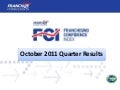 New Zealand Franchising Confidence Index | October 2011