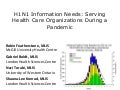 H1N1 Information Needs
